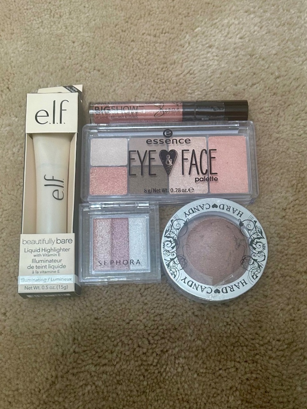 NEW Pink & Neutral Toned Makeup Bundle-Eye, Face & Lips